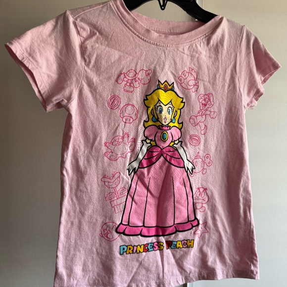 Girls Princess Peach shirt - Picture 1 of 2
